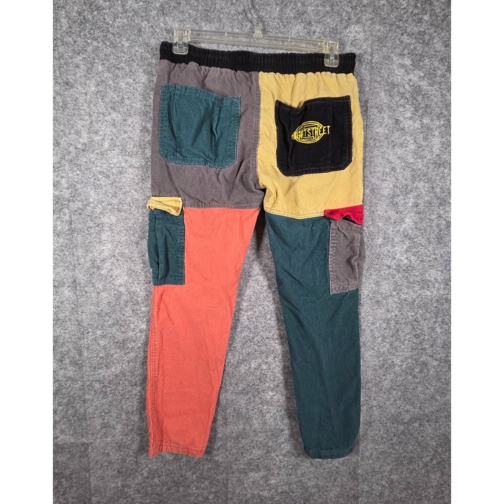 Men's Colorblock Patchwork Jogger Pants - Multicolor - Picture 5 of 8